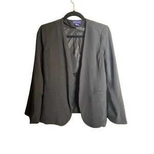 Adrienne Vittadini Black Blazer Size Small Classic Closet Staple Business